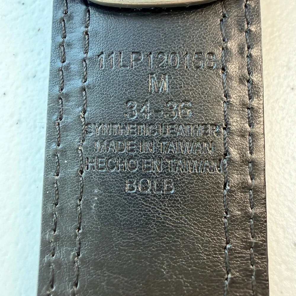Levi's Reversible Synthetic‎ Leather Belt Medium 34-36 Tan Black  11LP120158